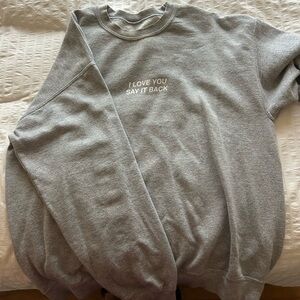 Lonely ghost 'I love you say it back'